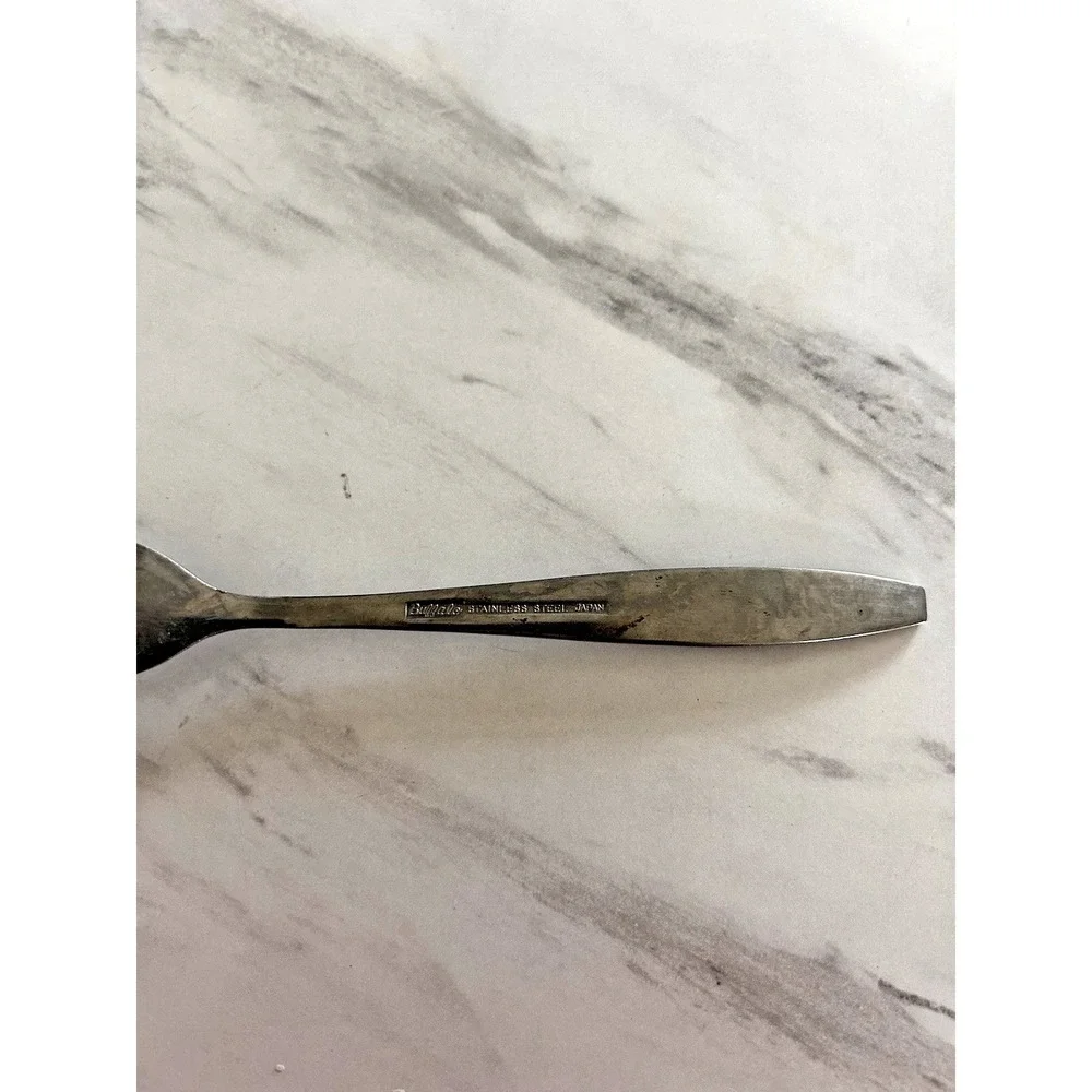 Vintage‎ Buffalo Japan Flatware Dinner Fork 7.5 Inches Long Stainless Steel BxA